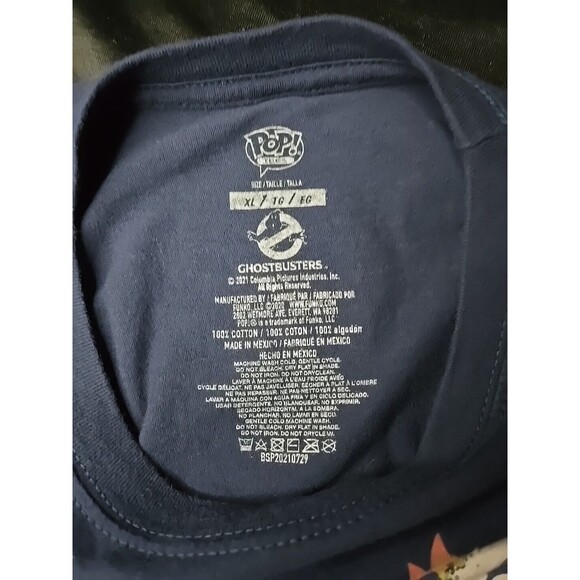 POP! Stay Puft Marshamallows Ghostbusters Graphic T-Shirt Blue XL - Picture 7 of 7